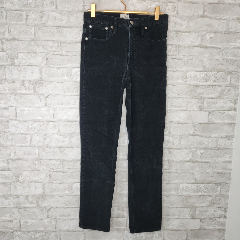 J.Crew Corduroy Pants Navy Blue Straight Leg Classic 25 XS